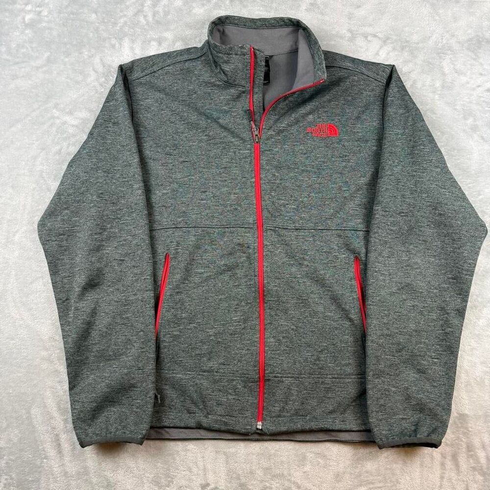 The-north-face Men's Grey and Red Jacket
